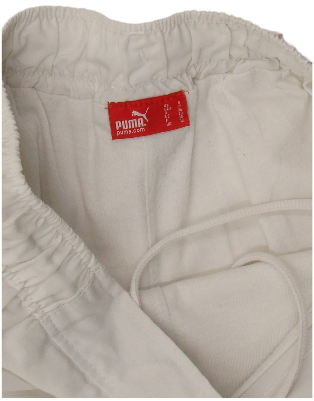PUMA Pantalones cortos deportivos para mujer UK 10 Small White