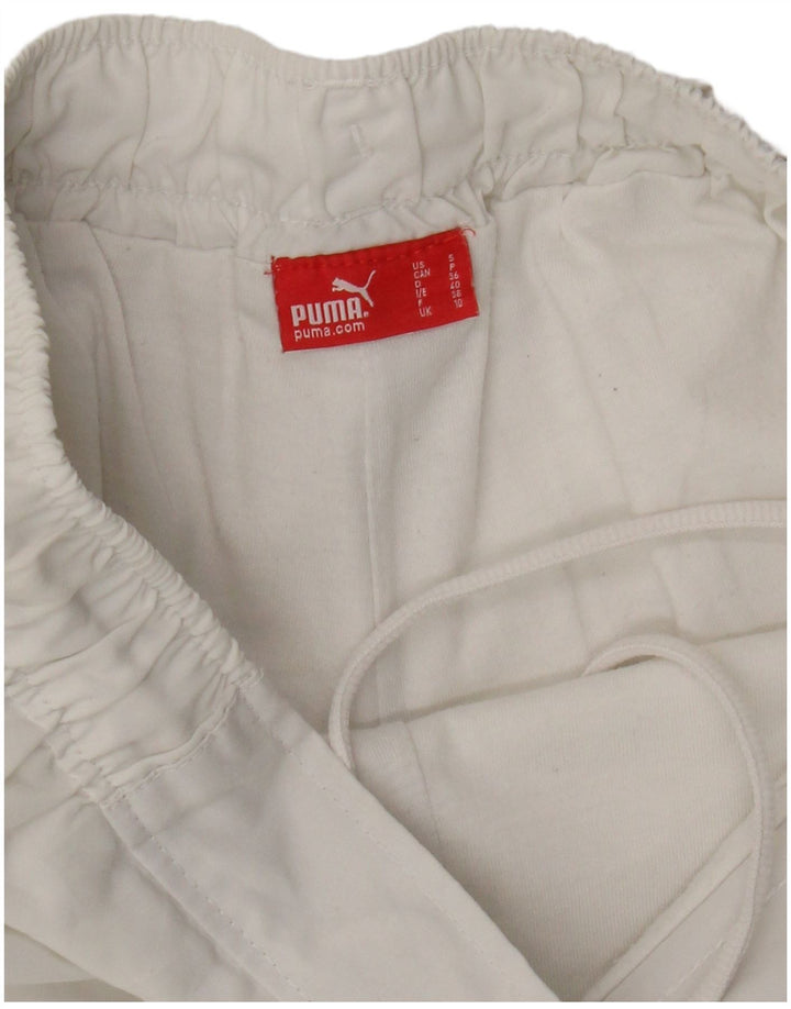 PUMA Pantalones cortos deportivos para mujer UK 10 Small White
