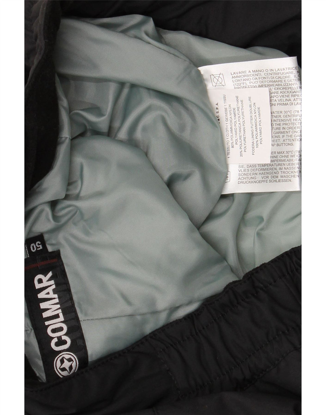Colmar Pantalón De Esquí Hombre IT 50 Medium Nylon Negro