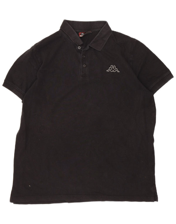 Kappa Polo Hombre XL Algodón Negro