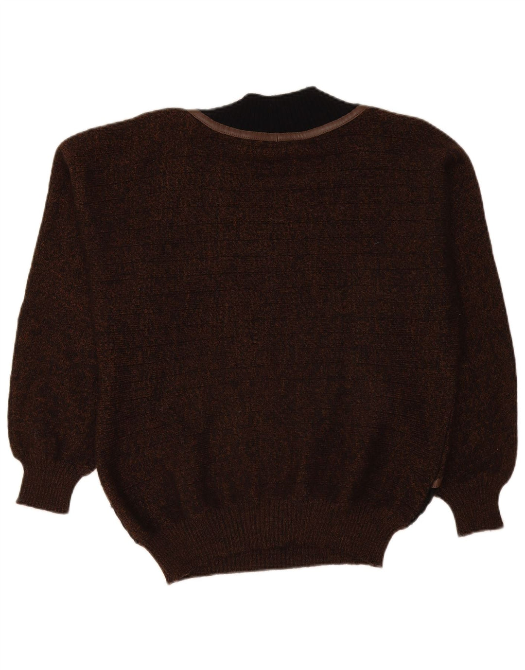 De Pietri Jersey Con Cuello En V De Lana Marrón Grande Para Hombre