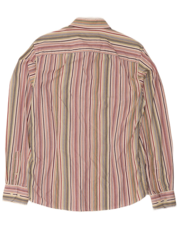 Sergio Tacchini Camisa Hombre Grande Algodón Rayas Multicolor