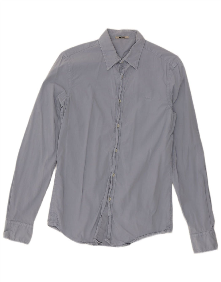 GAS Mens Shirt Small Grey Cotton
