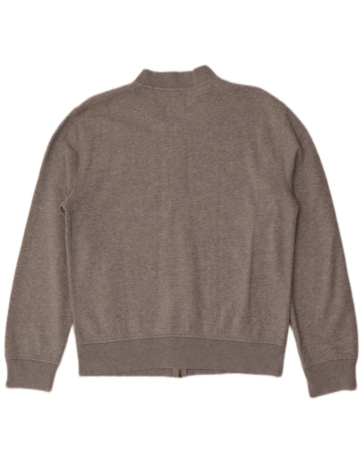Gap Hombre Chaqueta De Chándal Con Gráfico De Algodón Gris Medio
