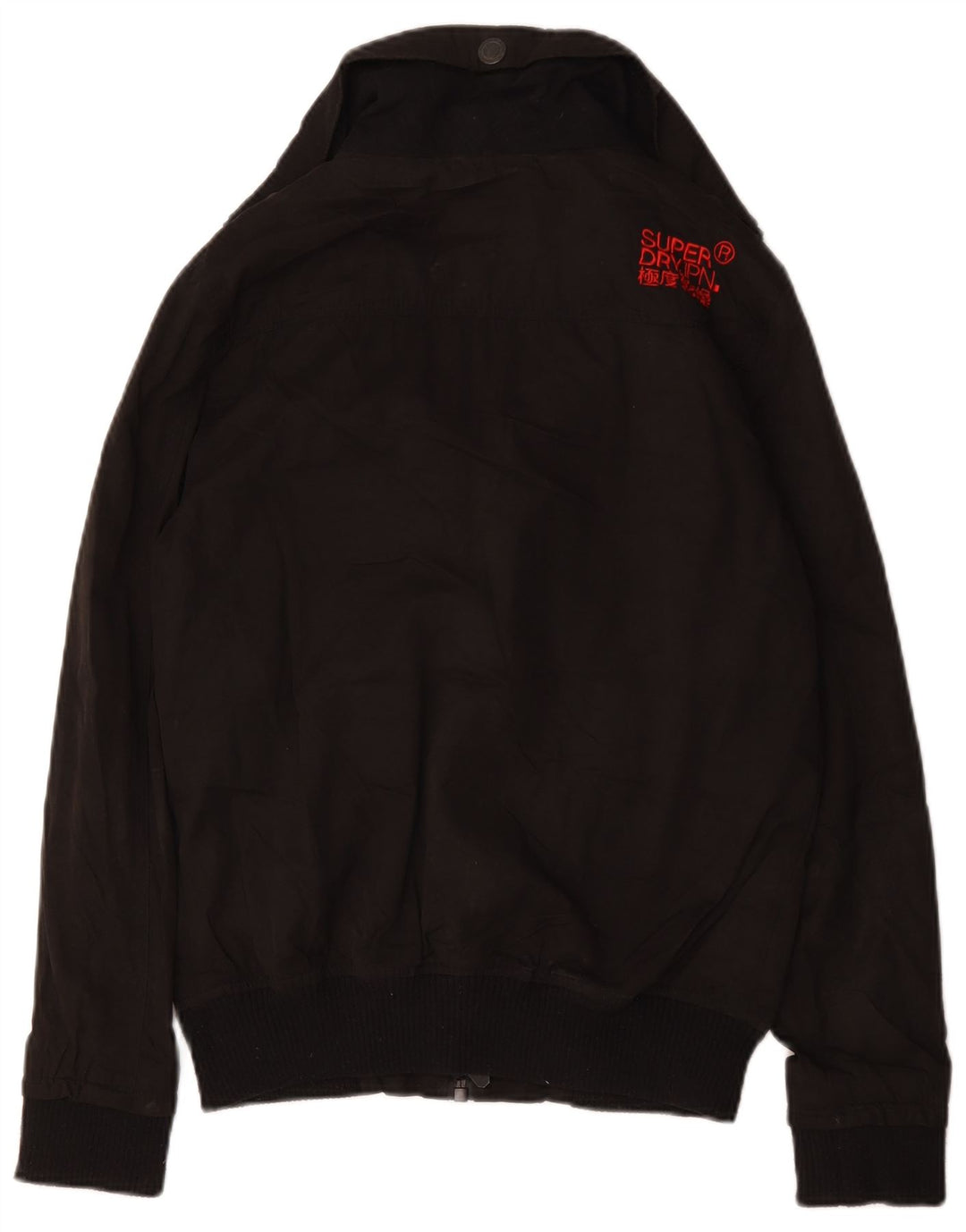 Superdry Chaqueta Bomber para Hombre UK 36 Small Poliéster Negro
