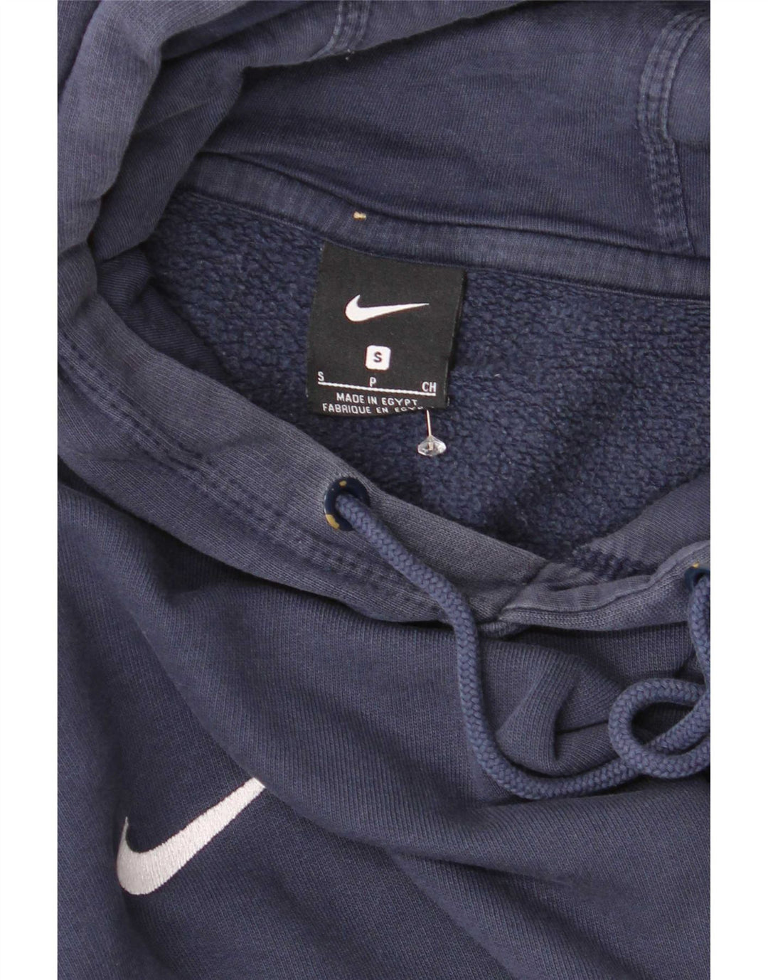Nike - Sudadera con capucha para hombre, talla pequeña, algodón azul marino