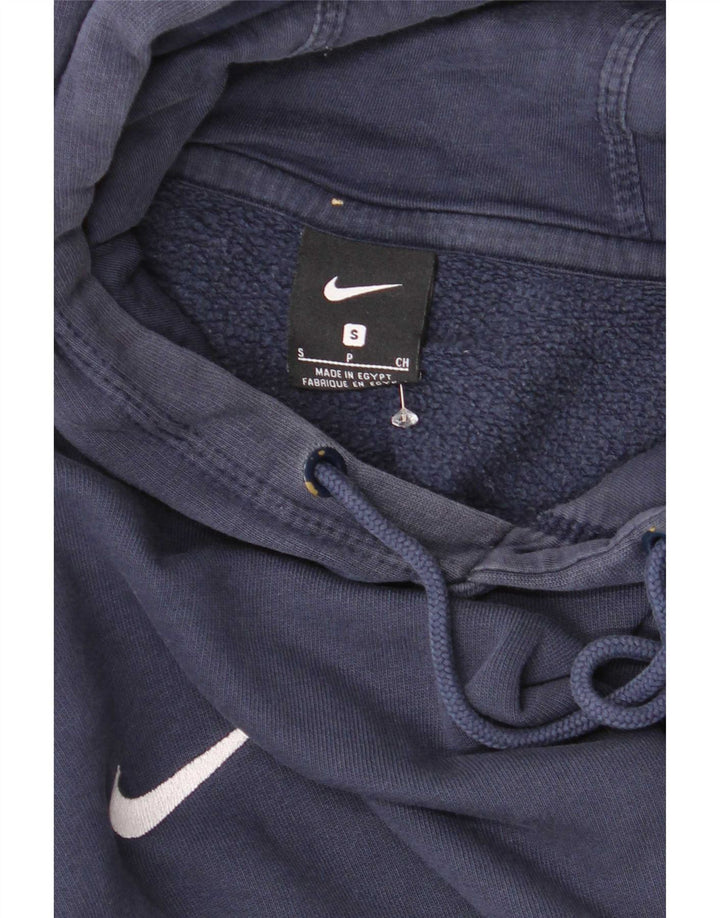 Nike - Sudadera con capucha para hombre, talla pequeña, algodón azul marino
