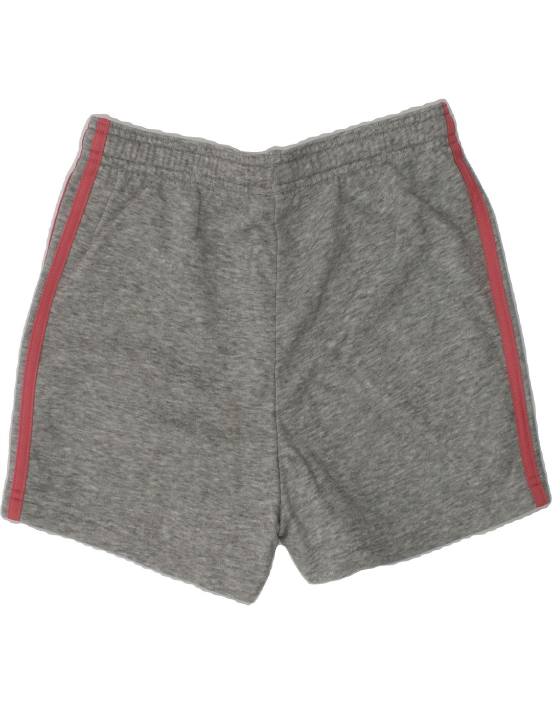 ADIDAS Girls Graphic Sport Shorts 11-12 Years Grey Cotton Vintage Adidas and Second-Hand Adidas from Messina Hembry 
