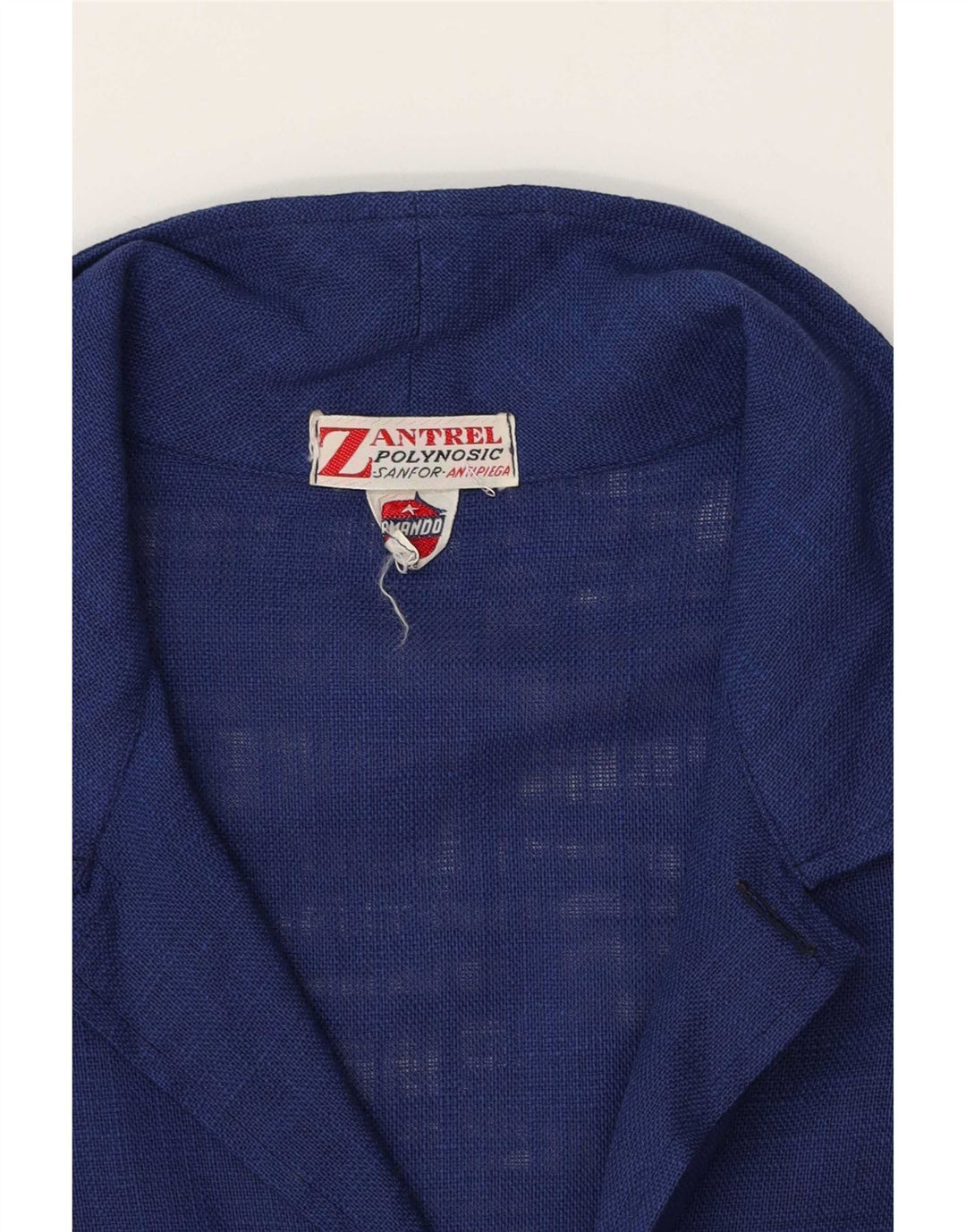 Vintage mujer camisa blusa Reino Unido 16 azul grande