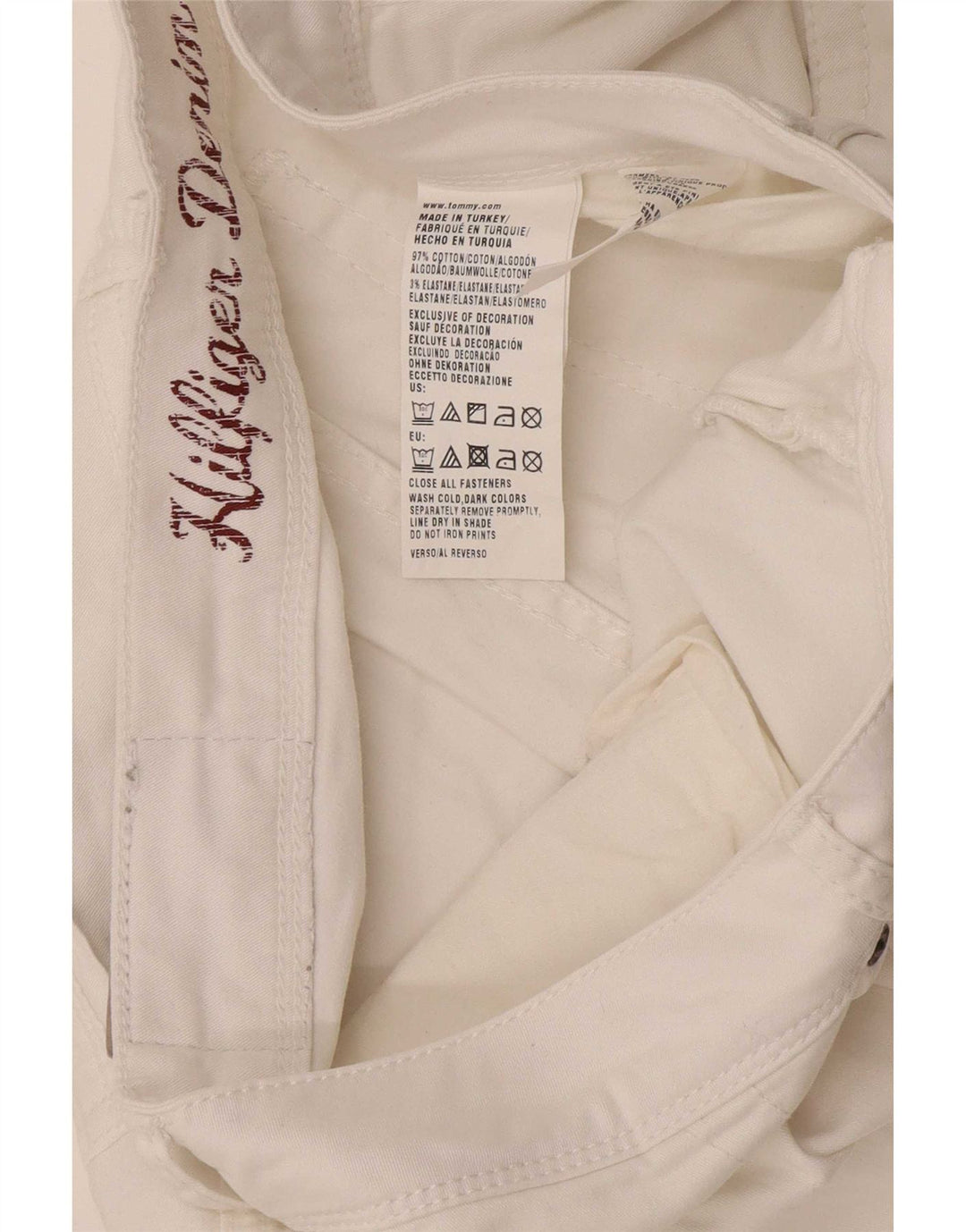 Tommy Hilfiger Vaqueros ajustados para hombre W34 L34 Algodón blanco
