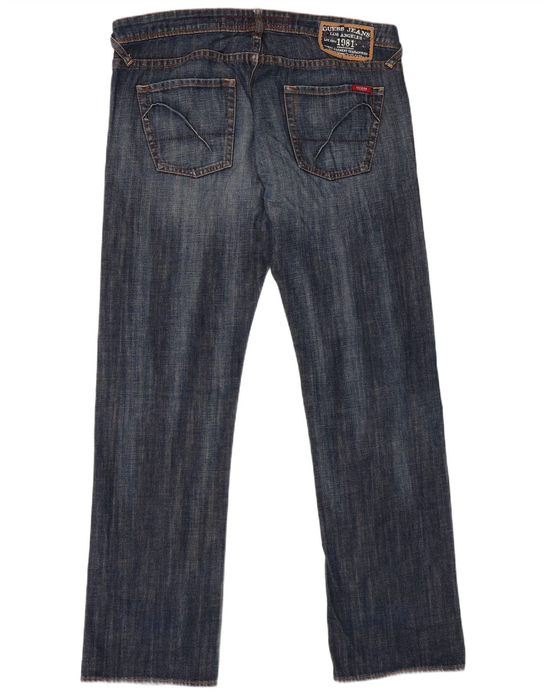 Guess Vaqueros Rectos Hombre W38 L34 Algodón Azul