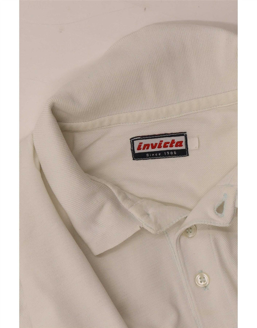 Polo Invicta Hombre Blanco Grande