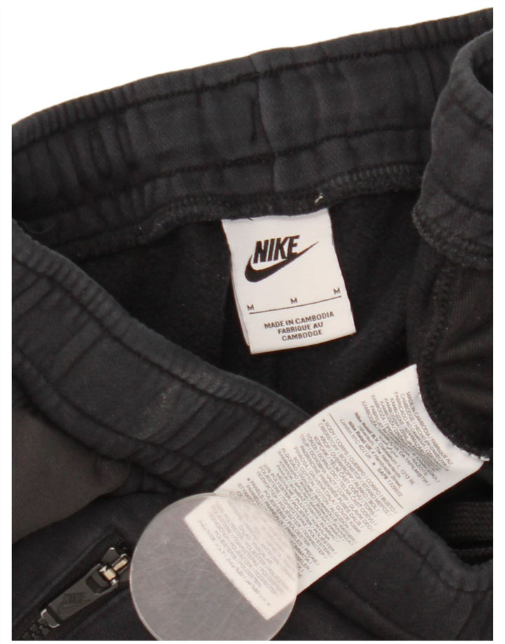Nike Pantalones De Chándal Con Gráficos Joggers De Algodón Negro Mediano