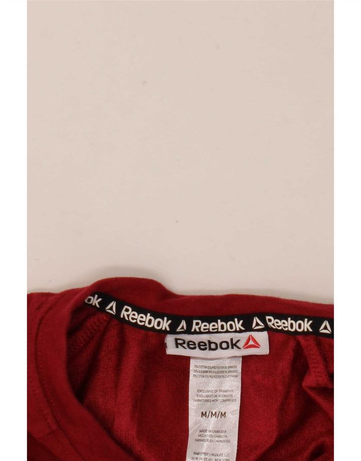 Sudadera Reebok Hombre Jumper Medium Rojo Algodón