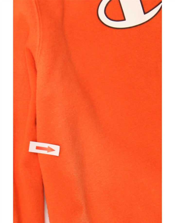 Champion Sudadera Con Capucha Gráfica Para Hombre Naranja Mediana