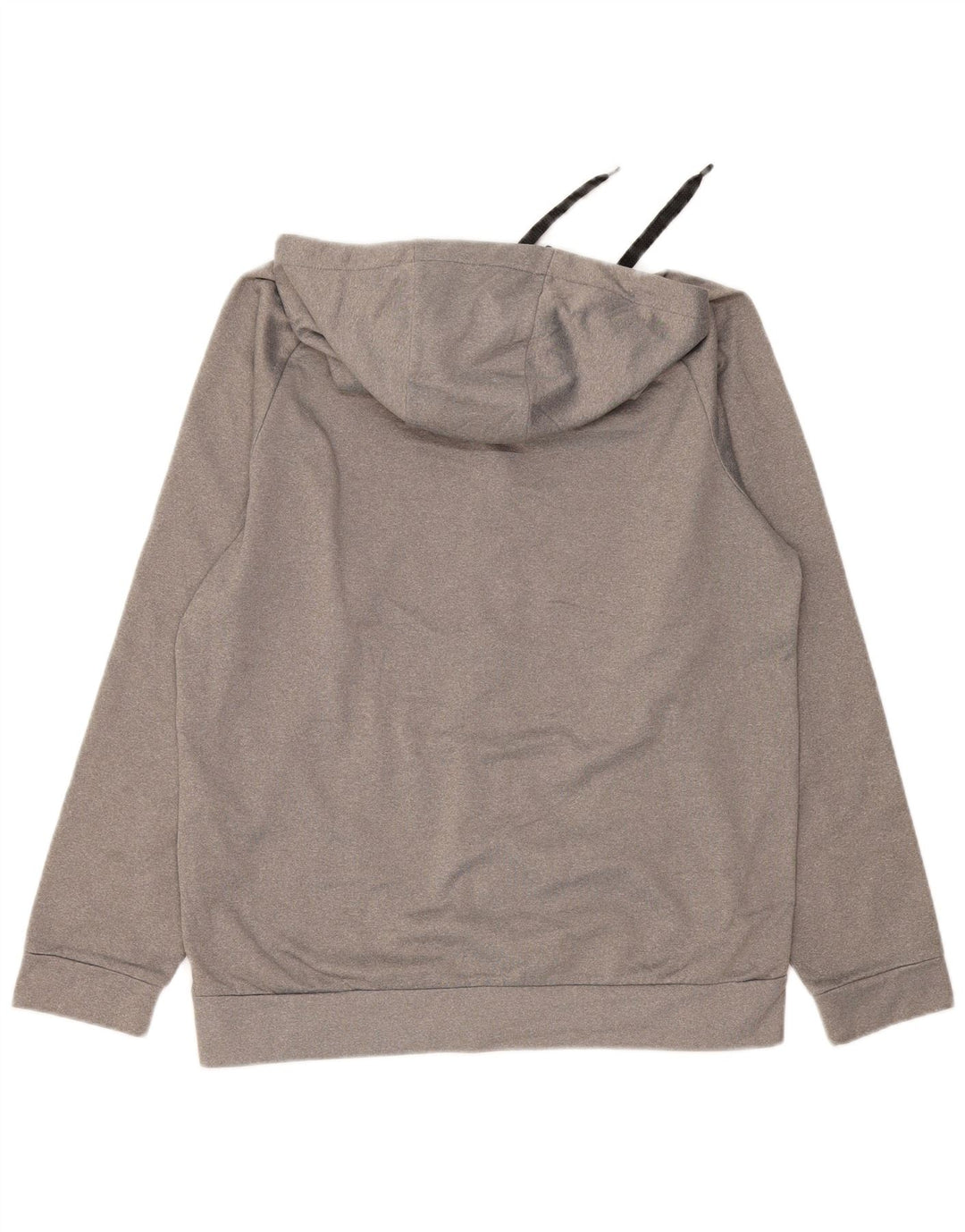 NIKE Sudadera con capucha y cremallera Dri Fit para hombre Poliéster gris medio