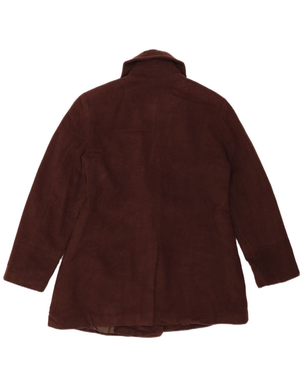 LONDON FOG Chaquetón para Mujer UK 40 Lana Marrón Medio