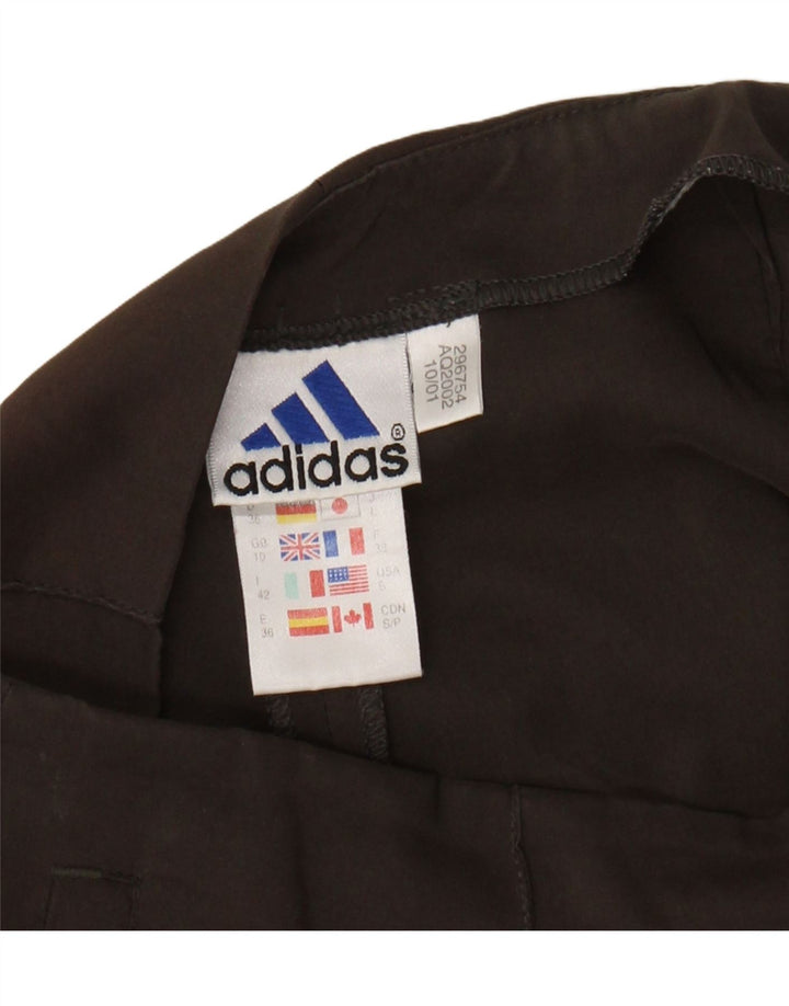 ADIDAS Womens Bermuda Shorts UK 10 Small W28 Brown Polyester