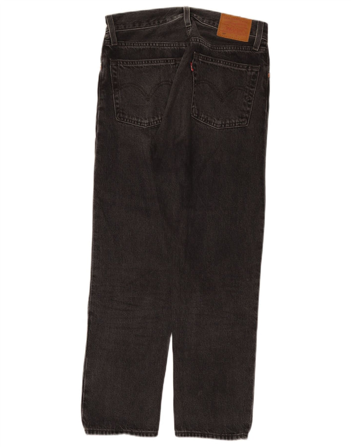 Levi's Vaqueros Rectos 501 Para Mujer W25 L26 Algodón Gris
