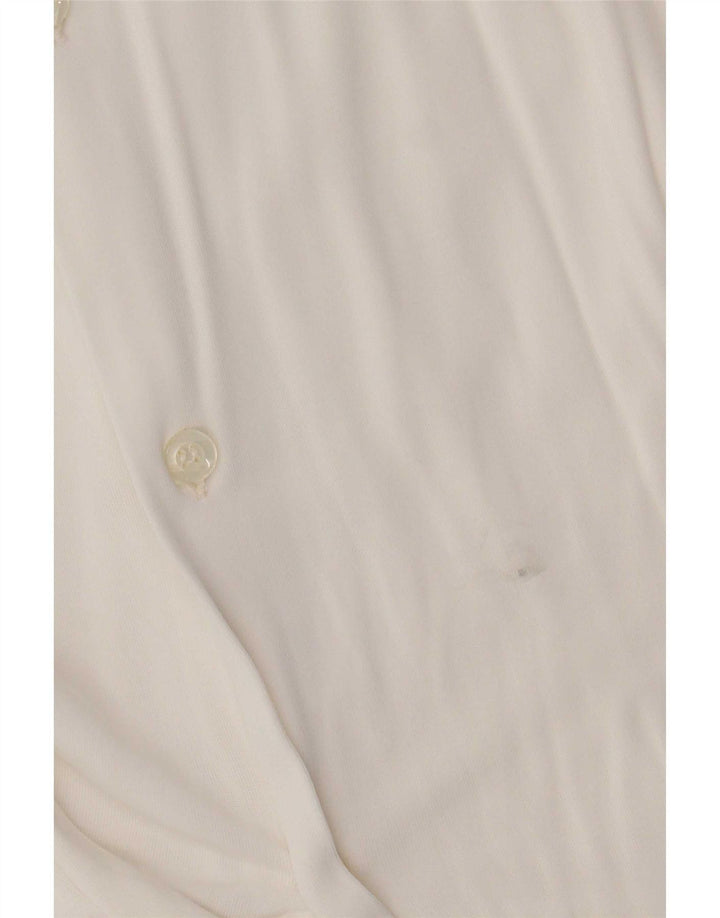 Camisa Giorgio Armani Hombre Small Viscosa Blanca