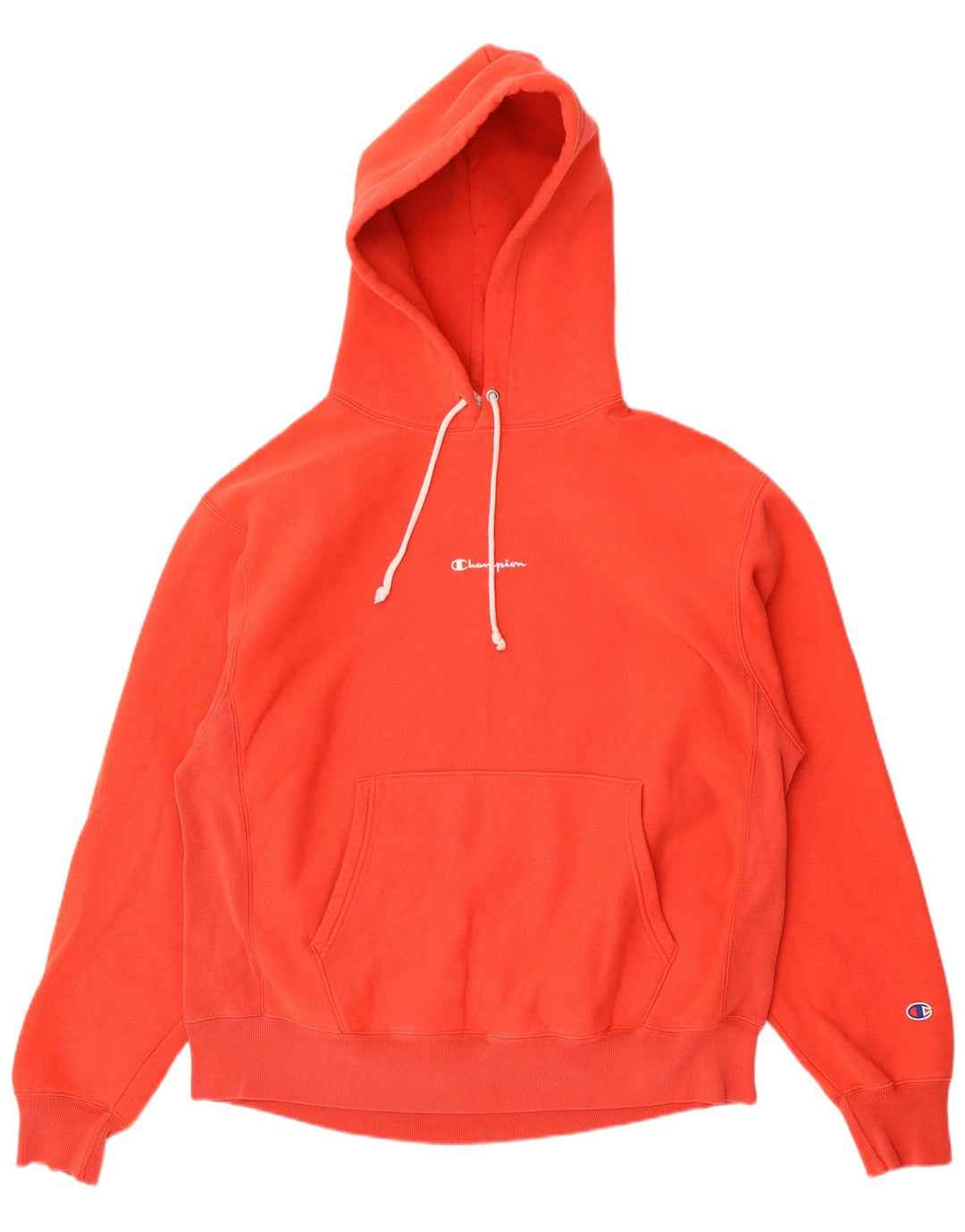 Champion Sudadera Con Capucha Para Hombre Jersey Grande De Algodón Naranja