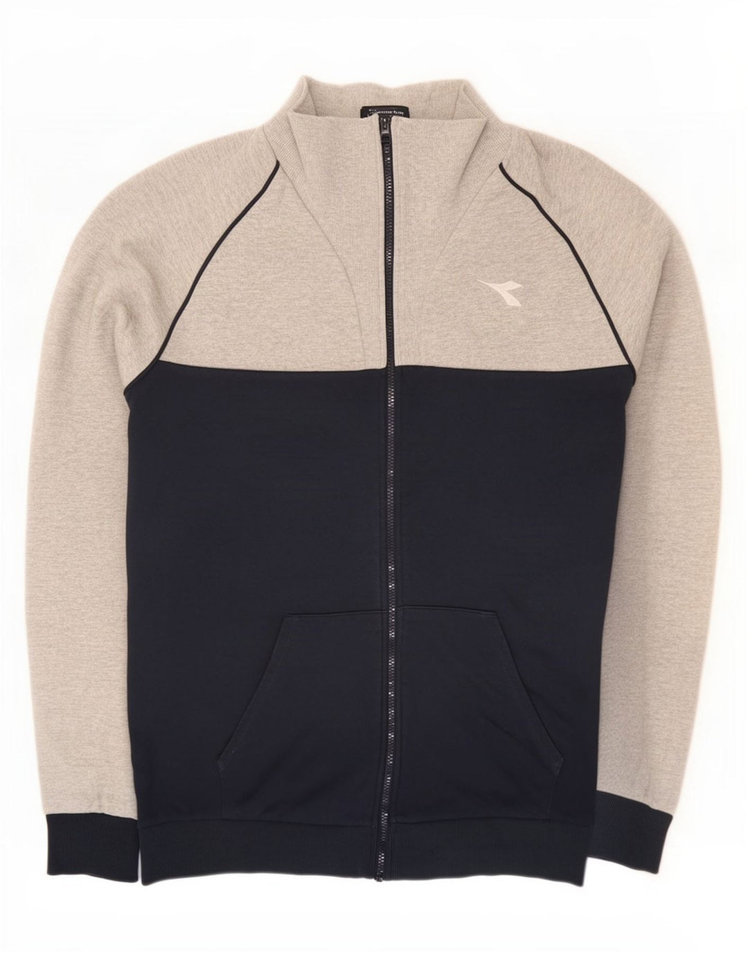 Diadora Hombre Chándal Top Chaqueta 3XL Gris Colorblock