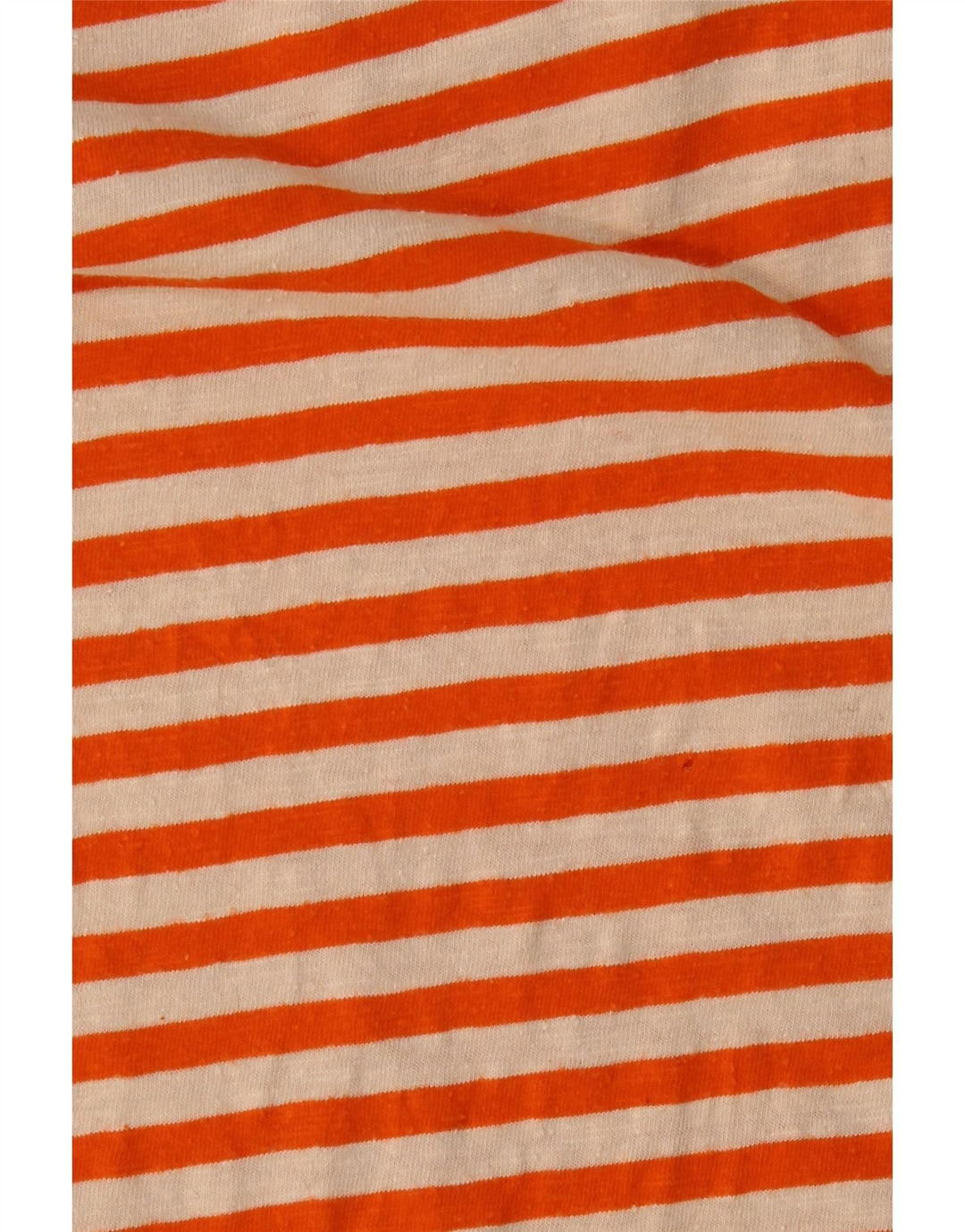 SCOTCH & SODA Camiseta Mujer Top UK 40 Large Naranja Rayas Algodón