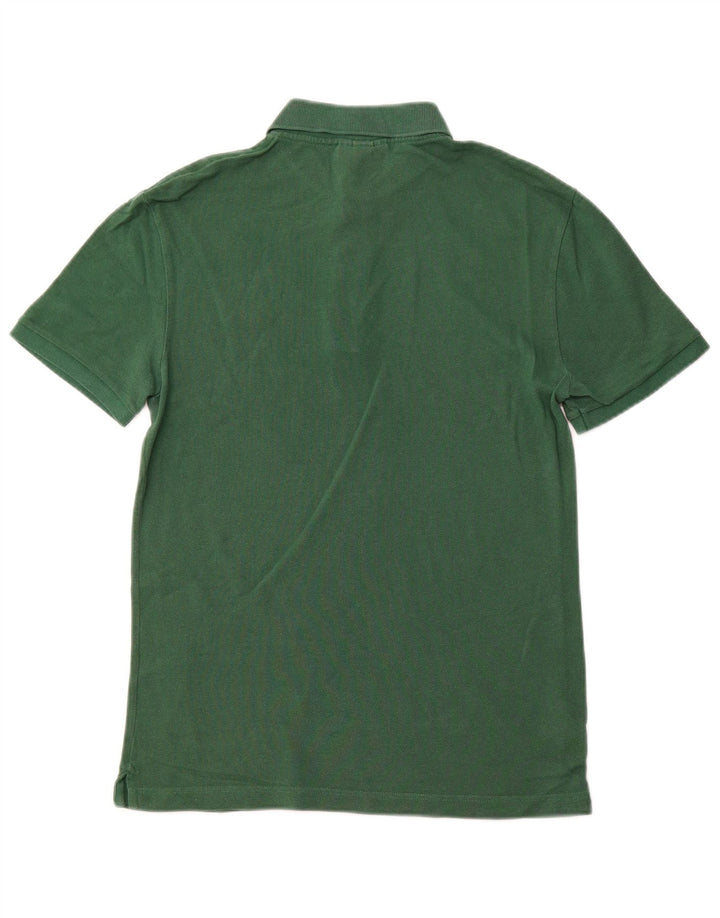 LACOSTE Polo ajustado para hombre talla 3 pequeño algodón verde