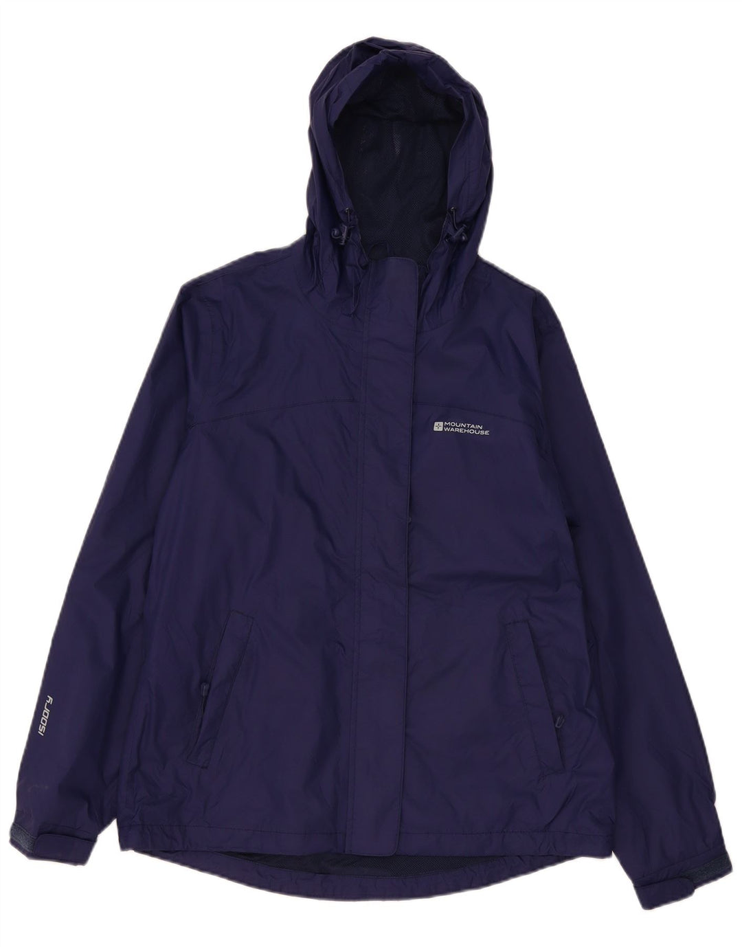Chaqueta impermeable con capucha para mujer Mountain Warehouse UK 40 Azul marino mediano