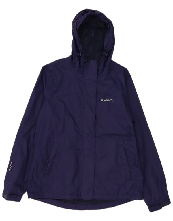 Chaqueta impermeable con capucha para mujer Mountain Warehouse UK 40 Azul marino mediano
