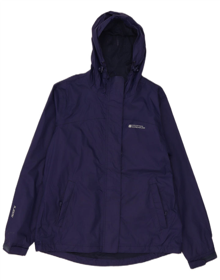 Chaqueta impermeable con capucha para mujer Mountain Warehouse UK 40 Azul marino mediano