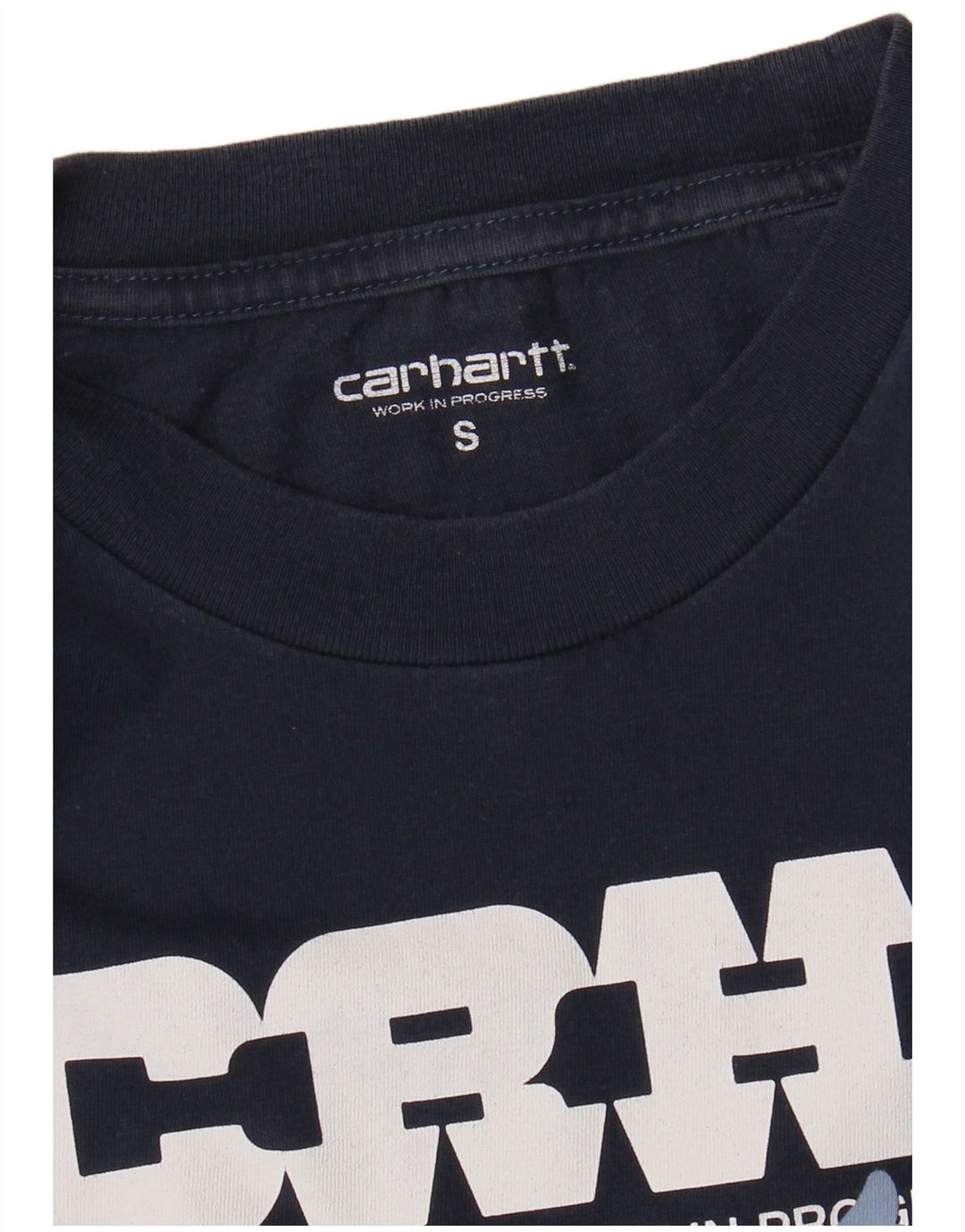 Carhartt Mens Ducks Graphic Camiseta Top Pequeño Azul Marino