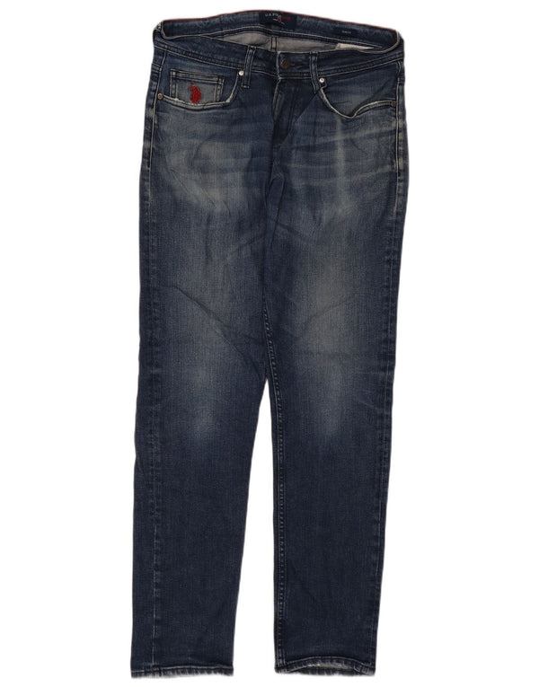 Asociación de Polo de EE. UU. Vaqueros Slim Hombre W31 L30 Azul Marino