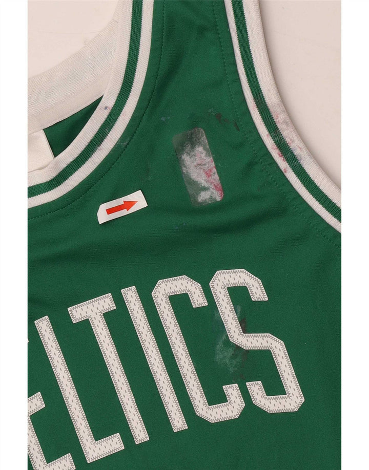 Adidas Boys Celtics Graphic Vest Top 13-14 años Verde Poliéster