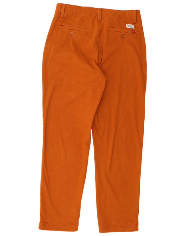 Levi's Pantalón chino cónico para hombre mediano W32 L31 algodón naranja