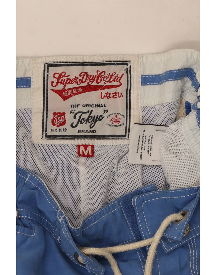 Superdry Shorts De Baño Gráficos Para Hombre Poliéster Azul Medio