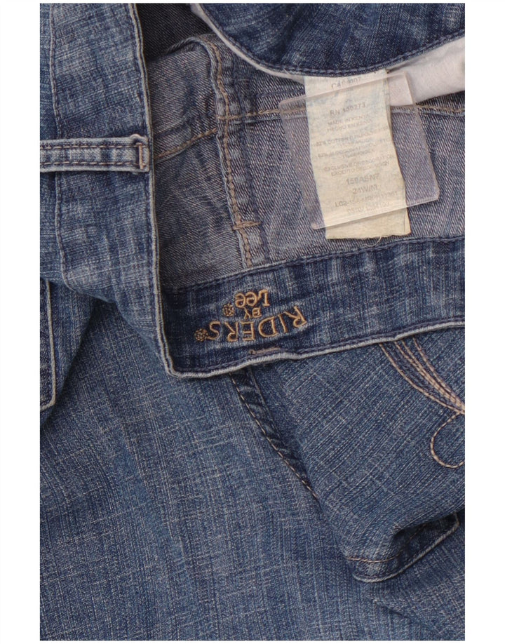 LEE Pantalones cortos vaqueros para mujer Riders US 24 4XL W44 Algodón azul