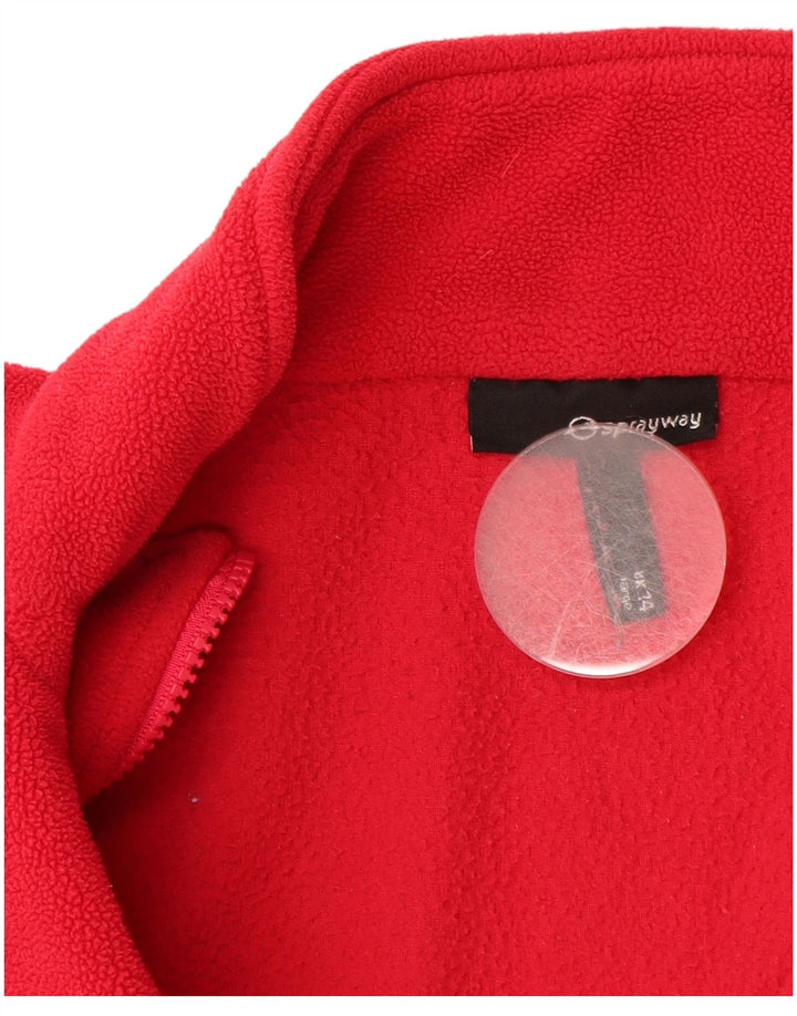 SPRAYWAY Chaqueta polar para mujer UK 40 Grande Poliéster rojo