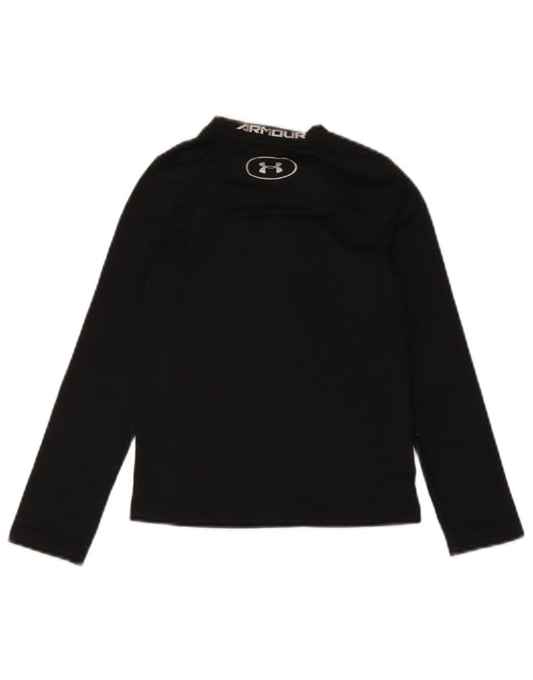 Under Armour Cold Gear Graphic Top manga larga para niños 6-7 años XS Negro