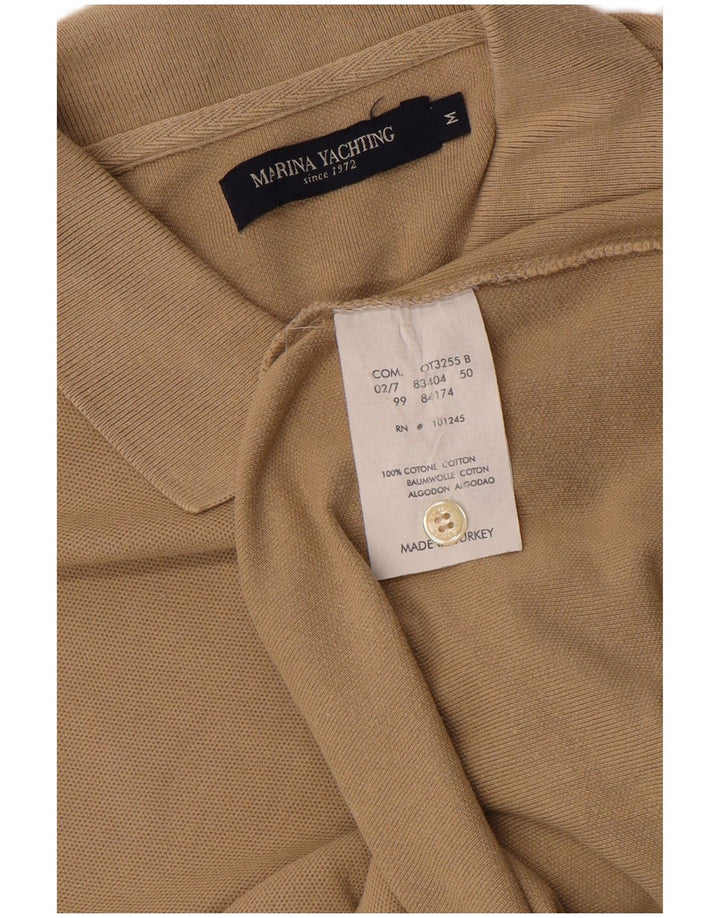 Marina Yachting Polo Hombre Algodón Beige Medio