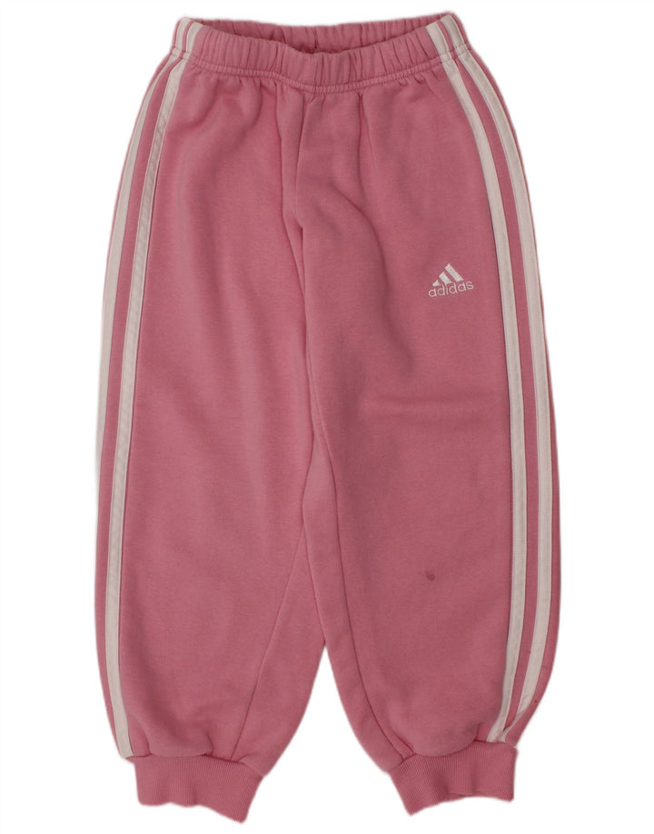 ADIDAS Pantalón Chándal Niña Joggers 5-6 Años Rosa Algodón