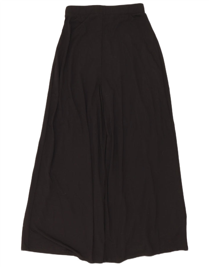 Pantalón Cullotes Mujer Stefanel XS W24 L27 Negro Viscosa