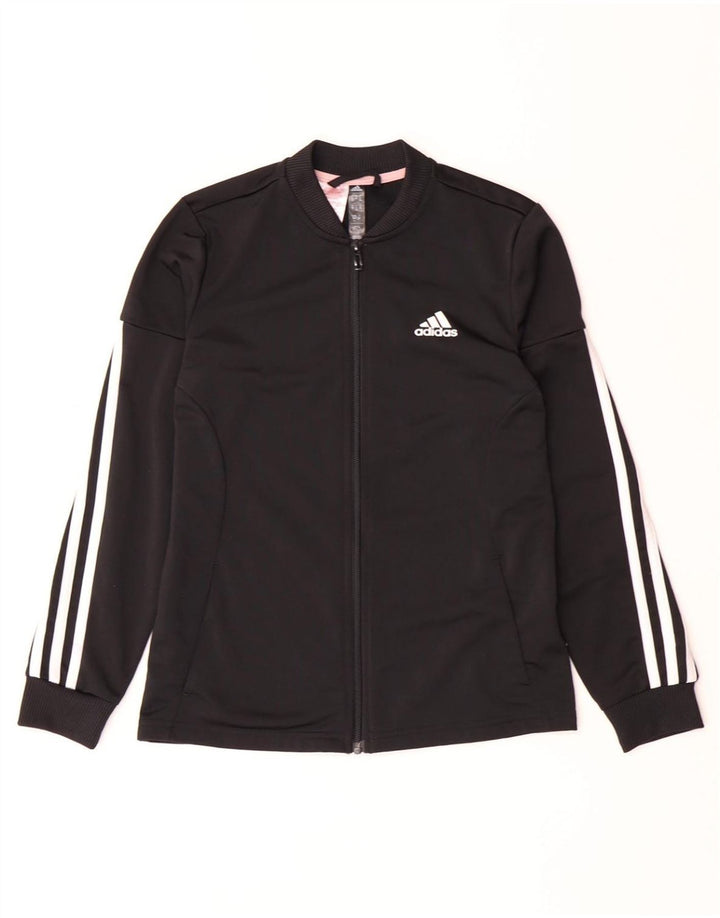 ADIDAS Chaqueta Chándal Niña 11-12 Años Negro Poliéster