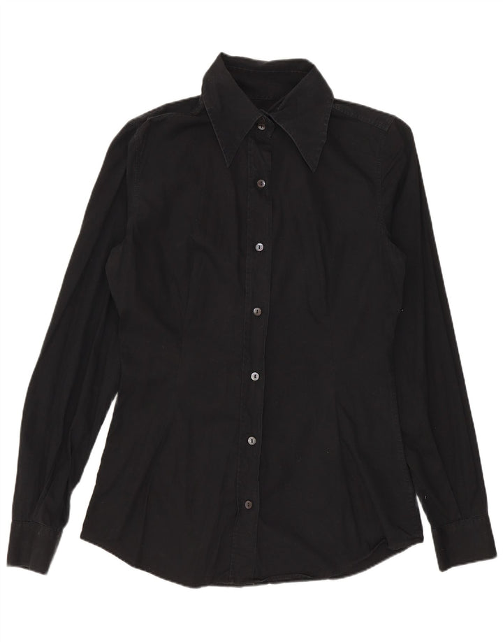 Dolce & Gabbana Camisa Mujer IT 42 Mediana Algodón Negro