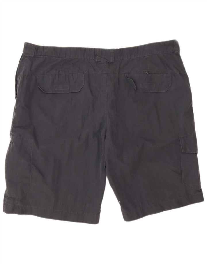 Marks & Spencer Pantalones cortos cargo para hombre W42 2XL Algodón azul marino