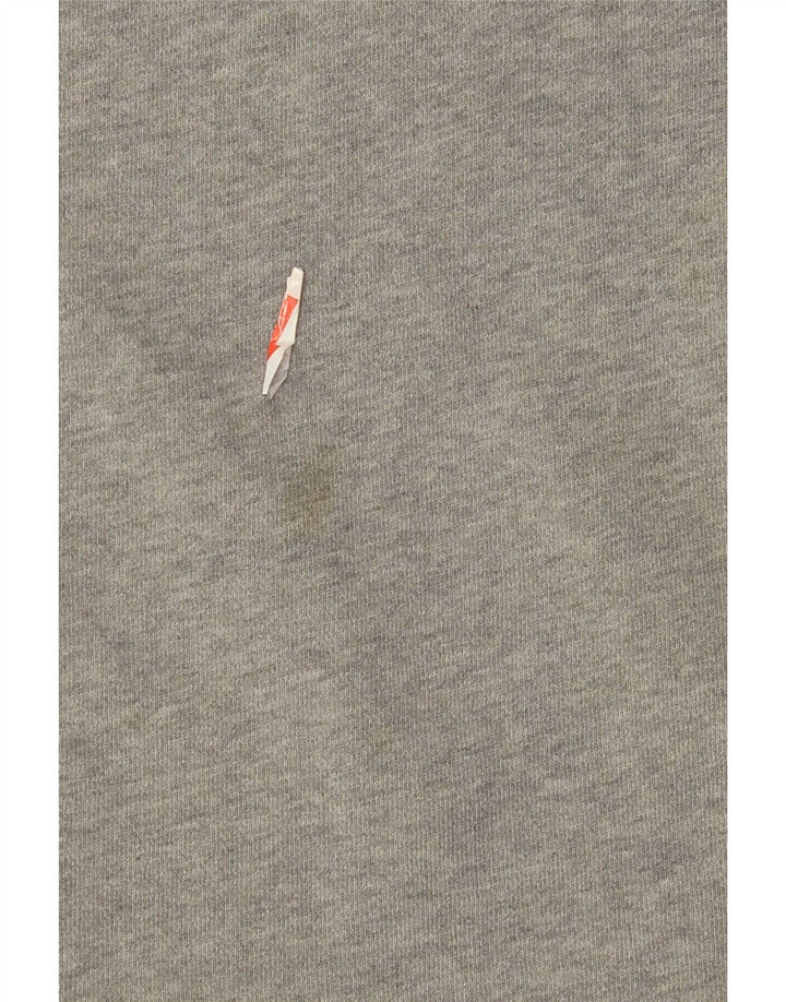 Dkny Hombre Sudadera Gráfica Jersey Grande Algodón Gris