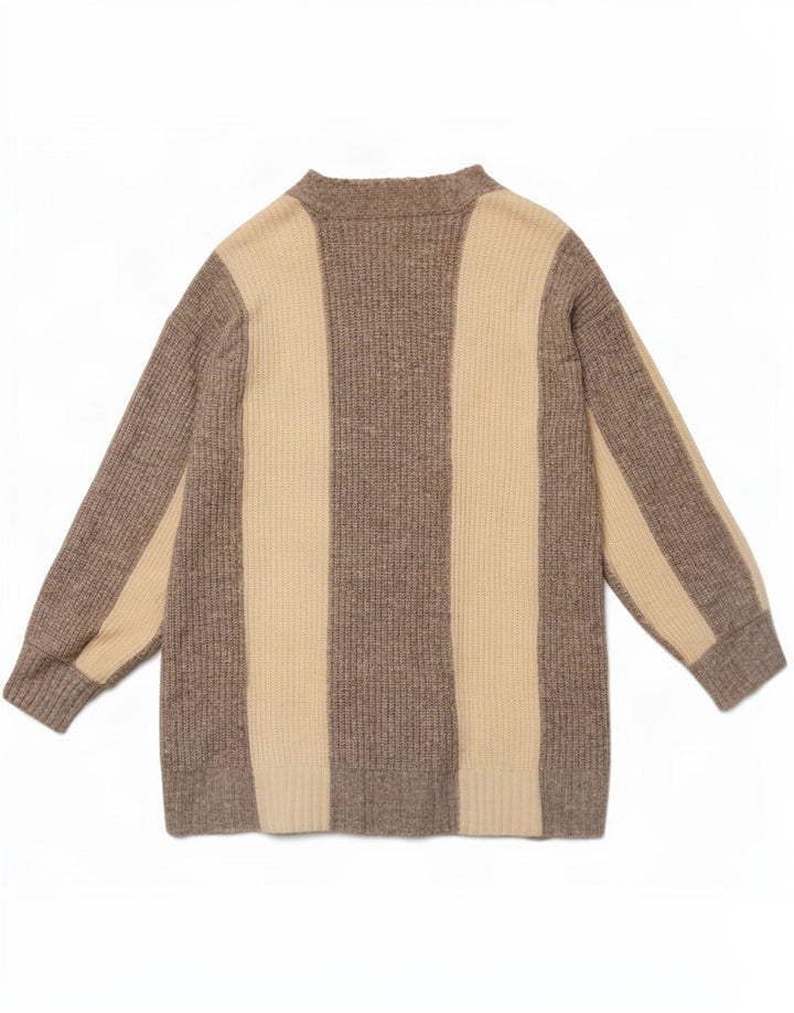 Marks & Spencer Suéter tipo cárdigan largo para mujer UK 44 Gris medio
