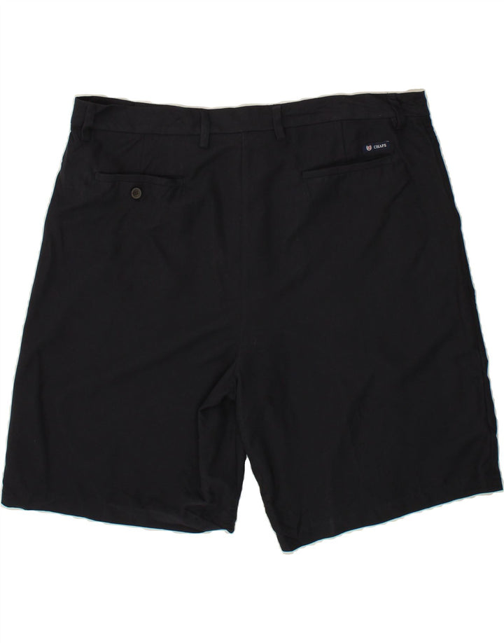 CHAPS Mens Chino Shorts W42 2XL Navy Blue Polyester Vintage Chaps and Second-Hand Chaps from Messina Hembry 