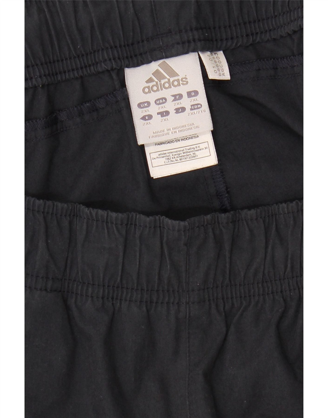 ADIDAS Mens Sport Shorts 2XL  Navy Blue Polyester