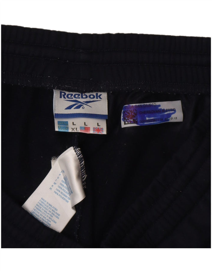 Pantalón Reebok Hombre Chándal Grande Azul Marino Poliéster